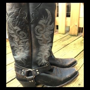 Frye Lily Harness Boots 8.5 M